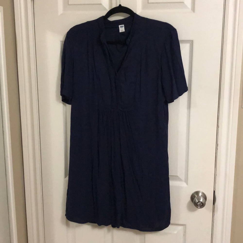 Old Navy navy blue short sleeved dress